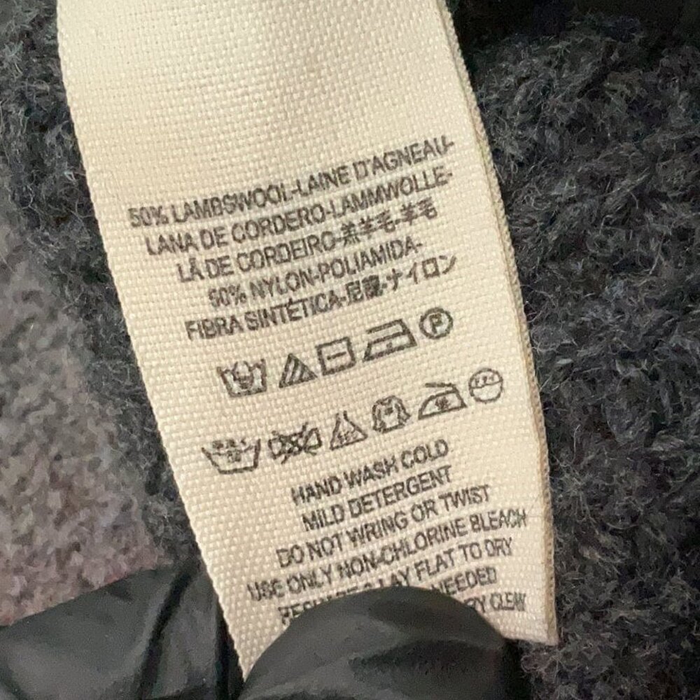 Free People Gray Need It Now Lambswool Turtleneck Sweater S Split Back Small - Picture 7 of 7